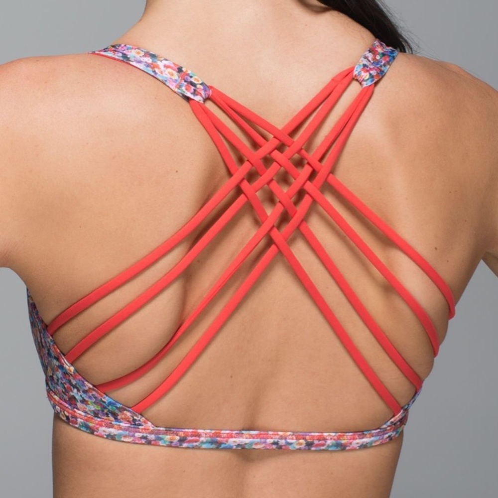 Free To Be Wild bra in Prism Petal Multi & Atomic red 💐❤️